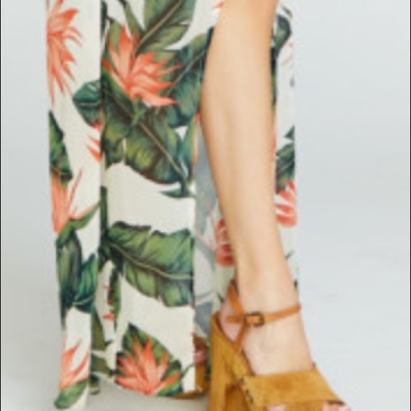 Tropical maxi dress - Picture 2 of 3